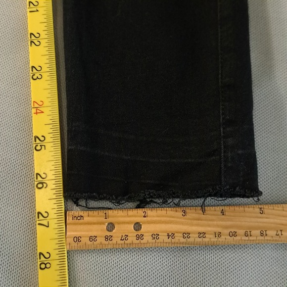 JUDY BLUE Los Angeles Women's Black Pants Distressed‎ 15/32 Skinny Fit - Picture 8 of 12